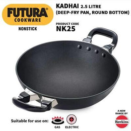 Hawkins Futura Non-Stick Kadhai  2.5 Ltr