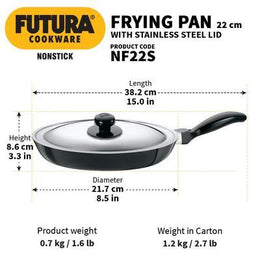 Non Stick Fry Pan 22cm - Hawkins Futura