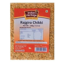 Indian Heritage Rajgira Chikki 100g