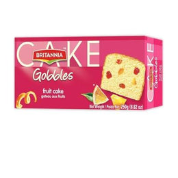Britannia Gobbles Fruit Cake 250gm